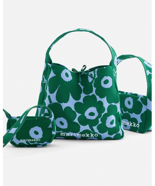 marimekko(マリメッコ)の「Unikko / Knitted Shoulderbag(ショルダーバッグ・レディース・モスグリーン・FREE)」の4枚目の写真