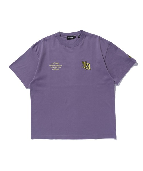 XLARGE(エクストララージ)の「VARSITY S/S TEE(Tシャツ/カットソー・メンズ・パープル/ホワイト/ブラック・S/M/L/XL)」の3枚目の写真