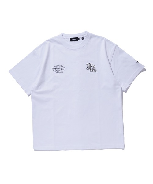 XLARGE(エクストララージ)の「VARSITY S/S TEE(Tシャツ/カットソー・メンズ・パープル/ホワイト/ブラック・S/M/L/XL)」の2枚目の写真