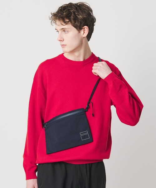BEAUTY&YOUTH UNITED ARROWS(ビューティーアンドユースユナイテッドアローズ)の「<BLANKOF>サコッシュ バッグ 12(ショルダーバッグ・メンズ・ネイビー・FREE)」の2枚目の写真