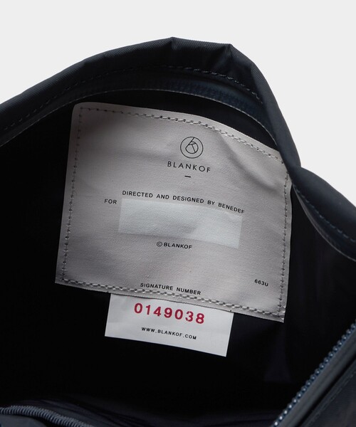 BEAUTY&YOUTH UNITED ARROWS(ビューティーアンドユースユナイテッドアローズ)の「<BLANKOF>サコッシュ バッグ 12(ショルダーバッグ・メンズ・ネイビー・FREE)」の11枚目の写真
