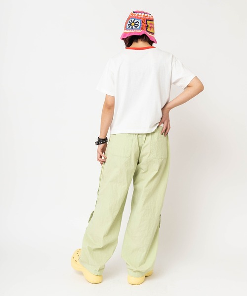 RNA（アールエヌエー）の「M2691 DONUTSロゴクレリックミニT（Tシャツ/カットソー・レディース・ホワイト/ミント/スミクロ・MEDIUM）」の20枚目の写真