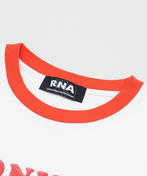 RNA（アールエヌエー）の「M2691 DONUTSロゴクレリックミニT（Tシャツ/カットソー・レディース・ホワイト/ミント/スミクロ・MEDIUM）」の16枚目の写真