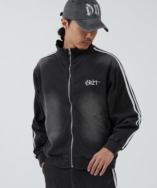 improves(インプローブス)の「刺しゅうロゴ カットデニム トラックジャケット(ジャージ・メンズ・ネイビー/ブラック・LARGE/MEDIUM)」の5枚目の写真