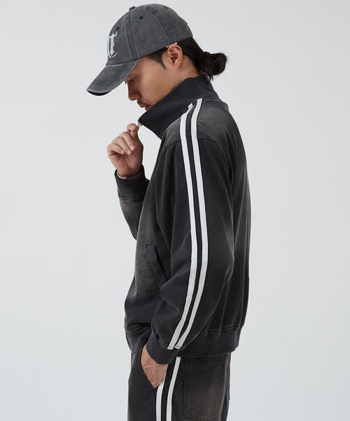 improves(インプローブス)の「刺しゅうロゴ カットデニム トラックジャケット(ジャージ・メンズ・ネイビー/ブラック・LARGE/MEDIUM)」の6枚目の写真
