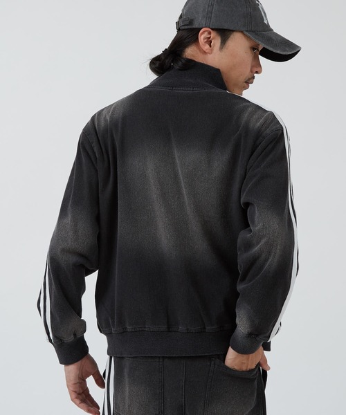 improves(インプローブス)の「刺しゅうロゴ カットデニム トラックジャケット(ジャージ・メンズ・ネイビー/ブラック・LARGE/MEDIUM)」の7枚目の写真