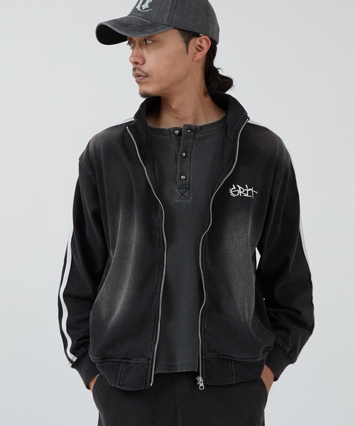 improves(インプローブス)の「刺しゅうロゴ カットデニム トラックジャケット(ジャージ・メンズ・ネイビー/ブラック・LARGE/MEDIUM)」の8枚目の写真