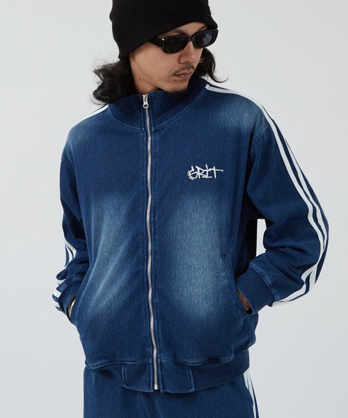 improves(インプローブス)の「刺しゅうロゴ カットデニム トラックジャケット(ジャージ・メンズ・ネイビー/ブラック・LARGE/MEDIUM)」の15枚目の写真