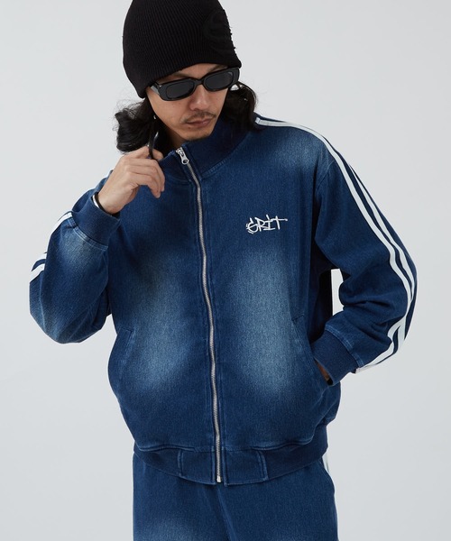 improves(インプローブス)の「刺しゅうロゴ カットデニム トラックジャケット(ジャージ・メンズ・ネイビー/ブラック・LARGE/MEDIUM)」の16枚目の写真