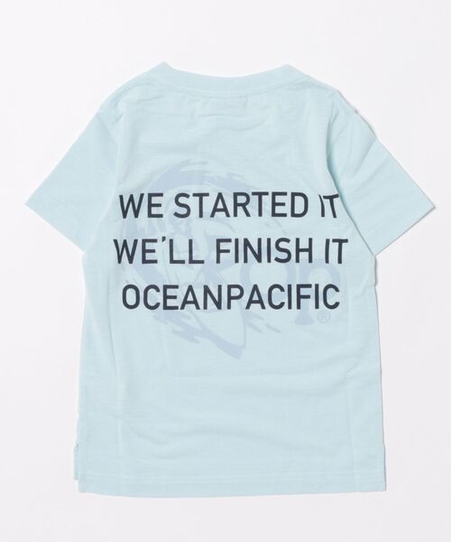 Ocean Pacific(オーシャンパシフィック)の「【OP:オーピー】キッズバックプリントTシャツ(シャツ/ブラウス・キッズ・ホワイト/ライトブルー/ブラック・LARGE/X-LARGE)」の8枚目の写真