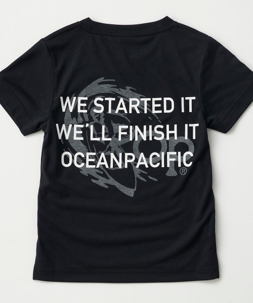 Ocean Pacific(オーシャンパシフィック)の「【OP:オーピー】キッズバックプリントTシャツ(シャツ/ブラウス・キッズ・ホワイト/ライトブルー/ブラック・LARGE/X-LARGE)」の5枚目の写真