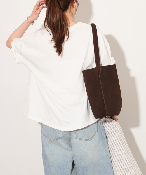 JOURNAL STANDARD relume(ジャーナルスタンダード レリューム)の「CAMBRIDGEロゴTシャツ(Tシャツ/カットソー・レディース・キャメル/ホワイト/チャコールグレー・FREE)」の15枚目の写真