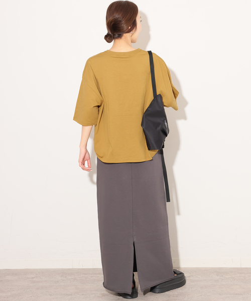 JOURNAL STANDARD relume(ジャーナルスタンダード レリューム)の「CAMBRIDGEロゴTシャツ(Tシャツ/カットソー・レディース・キャメル/ホワイト/チャコールグレー・FREE)」の18枚目の写真