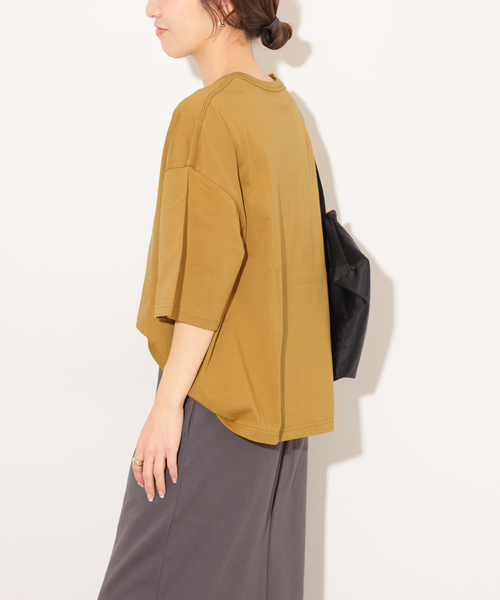 JOURNAL STANDARD relume(ジャーナルスタンダード レリューム)の「CAMBRIDGEロゴTシャツ(Tシャツ/カットソー・レディース・キャメル/ホワイト/チャコールグレー・FREE)」の20枚目の写真