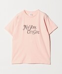 6（ロク）の「＜6(ROKU)＞NEW YORK CITY GIRL Tシャツ（Tシャツ/カットソー・S）」