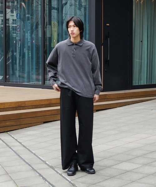 LOS ANGELES APPAREL（ロサンゼルスアパレル）の「【Los Angeles Apparel/ロサンゼルスアパレル】【トレンドファッションに取り入れやすいゆったりワイドシルエット】プリズナーパンツ ワイドワークパンツ ロスアパ アメカジ・バイカー（その他パンツ・メンズ・ネイビー/ブラウン/ブラック・LARGE/MEDIUM/X-LARGE）」の11枚目の写真
