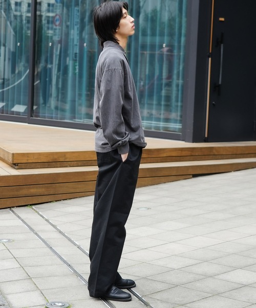 LOS ANGELES APPAREL（ロサンゼルスアパレル）の「【Los Angeles Apparel/ロサンゼルスアパレル】【トレンドファッションに取り入れやすいゆったりワイドシルエット】プリズナーパンツ ワイドワークパンツ ロスアパ アメカジ・バイカー（その他パンツ・メンズ・ネイビー/ブラウン/ブラック・LARGE/MEDIUM/X-LARGE）」の16枚目の写真