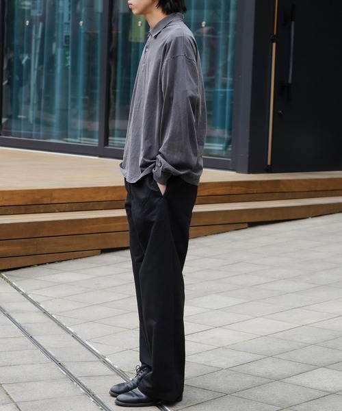 LOS ANGELES APPAREL（ロサンゼルスアパレル）の「【Los Angeles Apparel/ロサンゼルスアパレル】【トレンドファッションに取り入れやすいゆったりワイドシルエット】プリズナーパンツ ワイドワークパンツ ロスアパ アメカジ・バイカー（その他パンツ・メンズ・ネイビー/ブラウン/ブラック・LARGE/MEDIUM/X-LARGE）」の19枚目の写真