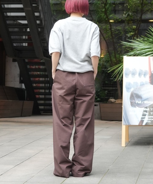 LOS ANGELES APPAREL（ロサンゼルスアパレル）の「【Los Angeles Apparel/ロサンゼルスアパレル】【トレンドファッションに取り入れやすいゆったりワイドシルエット】プリズナーパンツ ワイドワークパンツ ロスアパ アメカジ・バイカー（その他パンツ・メンズ・ネイビー/ブラウン/ブラック・LARGE/MEDIUM/X-LARGE）」の22枚目の写真