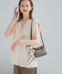 URBAN RESEARCH ROSSO WOMEN | ショルダータックニットベスト(ベスト)