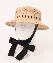 dazzlin | 【コントロールフリーク】雑材リボン付きハット(ハット)