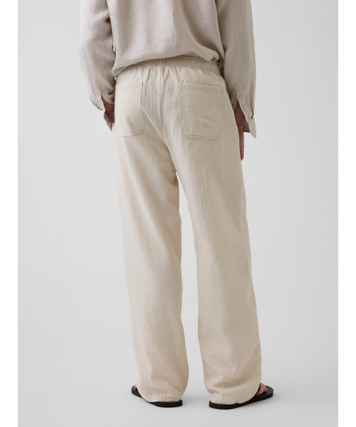 GAP(ギャップ)の「イージーウエスト バギーガーゼパンツ(その他パンツ・メンズ・ベージュ/ブラック・XL/L/M/S/XS)」の5枚目の写真