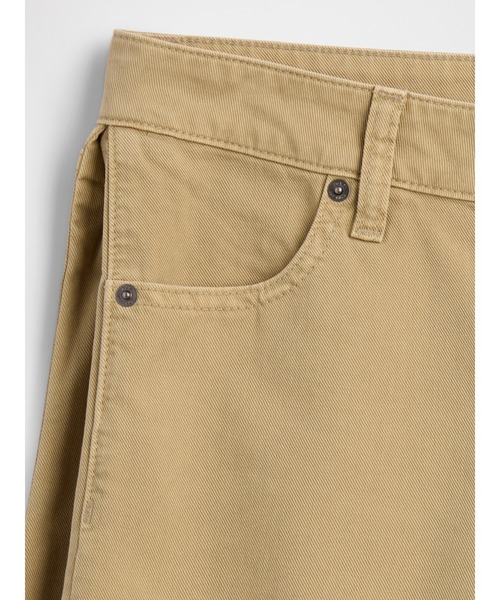 GAP（ギャップ）の「ミッドライズ ツイル サイドプリーツ トラウザーショートパンツ（その他パンツ・レディース・ブラック/ベージュ・000/10/8/6/4/2/0/00）」の5枚目の写真
