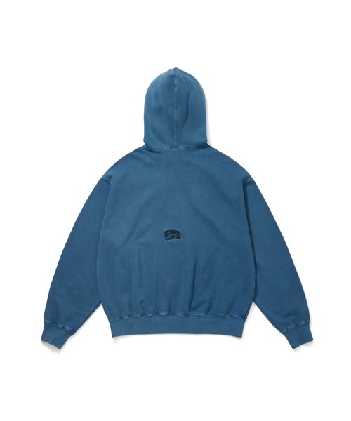 BILLIONAIRE BOYS CLUB（ビリオネア・ボーイズ・クラブ）の「OVERDYED HOODIE ARCH LOGO（パーカー・メンズ・ブラック/ネイビー・MEDIUM/X-LARGE/LARGE）」の3枚目の写真