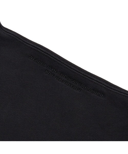 BILLIONAIRE BOYS CLUB（ビリオネア・ボーイズ・クラブ）の「OVERDYED HOODIE ARCH LOGO（パーカー・メンズ・ブラック/ネイビー・MEDIUM/X-LARGE/LARGE）」の7枚目の写真