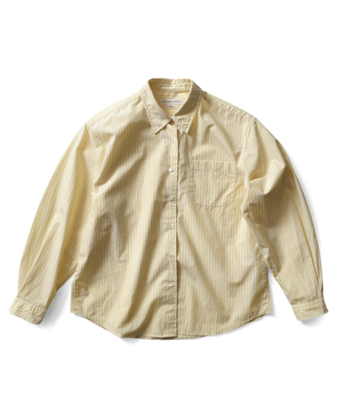 THOMASMORE(トーマスモア)の「ボルダーストライプシャツ - イエロー(シャツ/ブラウス・メンズ・その他・X-SMALL/SMALL/MEDIUM/LARGE/X-LARGE)」の1枚目の写真