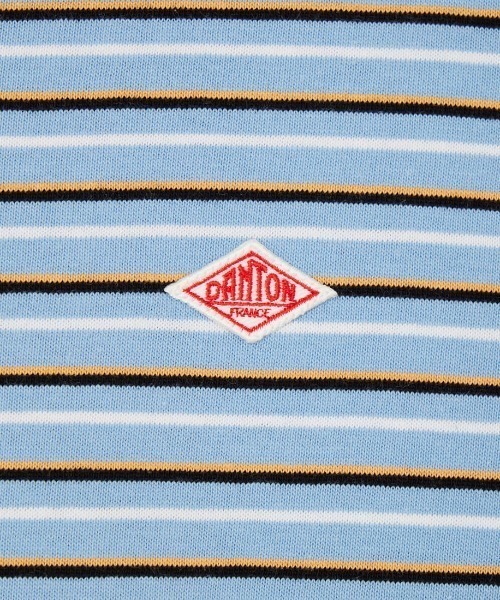 DANTON（ダントン）の「[DANTON/ダントン] ワンポイントロゴ ボーダー ショートスリーブTシャツ（Tシャツ/カットソー・レディース・ブルー系/ホワイト系/ネイビー系/ベージュ系・M/S）」の15枚目の写真