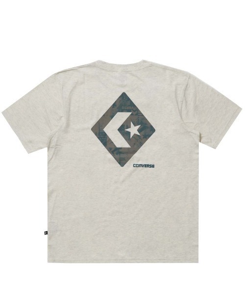 CONVERSE（コンバース）の「コンバース  PT DIAMOND LOGO TEE M 半袖Tシャツ（Tシャツ/カットソー・メンズ・アイボリー/ブラック・M/L/LL）」の6枚目の写真