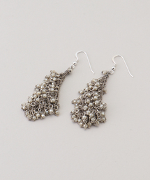 VERMEIL par iena | JEAN FRANCOIS MIMILLA ジャン フランソワ ミミラ Glass Beads &Knittピアス BO103(ピアス(両耳用))