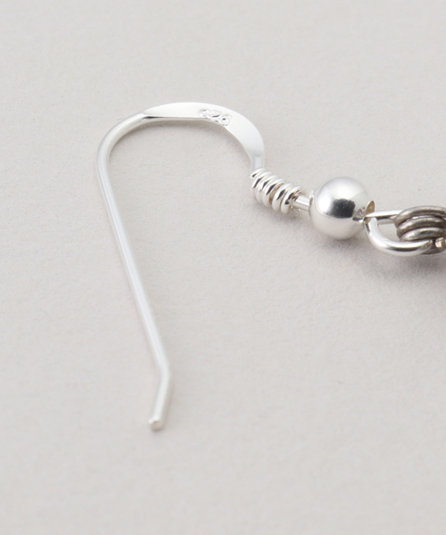 VERMEIL par iena（ヴェルメイユパーイエナ）の「JEAN FRANCOIS MIMILLA ジャン フランソワ ミミラ Glass Beads &Knittピアス BO103（ピアス（両耳用）・レディース・シルバー・FREE）」の3枚目の写真
