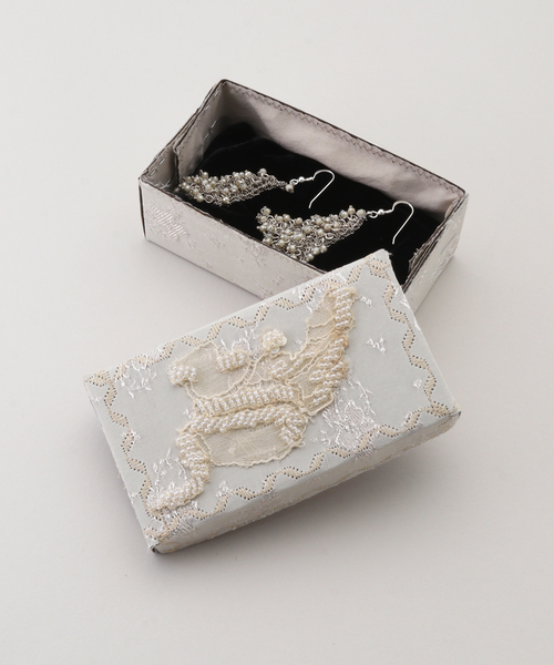 VERMEIL par iena（ヴェルメイユパーイエナ）の「JEAN FRANCOIS MIMILLA ジャン フランソワ ミミラ Glass Beads &Knittピアス BO103（ピアス（両耳用）・レディース・シルバー・FREE）」の6枚目の写真