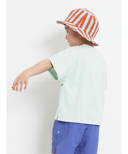 Samansa Mos2 Lagom（サマンサモスモスラーゴム）の「【吸水速乾】メッシュポケット恐竜Tシャツ（Tシャツ/カットソー・キッズ・ブラウン/レッド/ミント・130/95/120/110/100）」の8枚目の写真