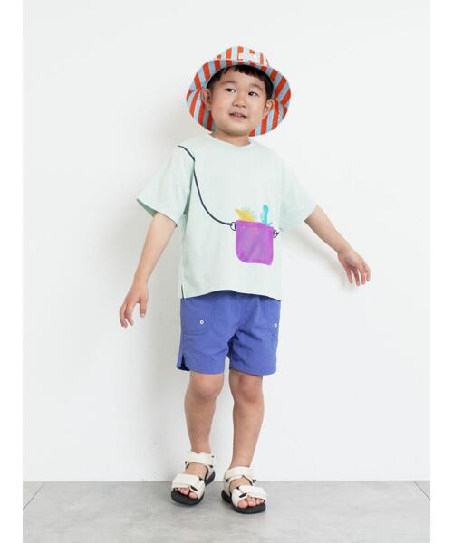 Samansa Mos2 Lagom（サマンサモスモスラーゴム）の「【吸水速乾】メッシュポケット恐竜Tシャツ（Tシャツ/カットソー・キッズ・ブラウン/レッド/ミント・130/95/120/110/100）」の9枚目の写真