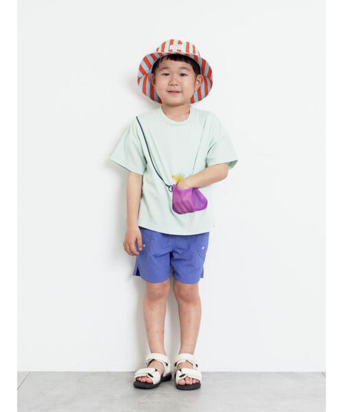 Samansa Mos2 Lagom（サマンサモスモスラーゴム）の「【吸水速乾】メッシュポケット恐竜Tシャツ（Tシャツ/カットソー・キッズ・ブラウン/レッド/ミント・130/95/120/110/100）」の10枚目の写真