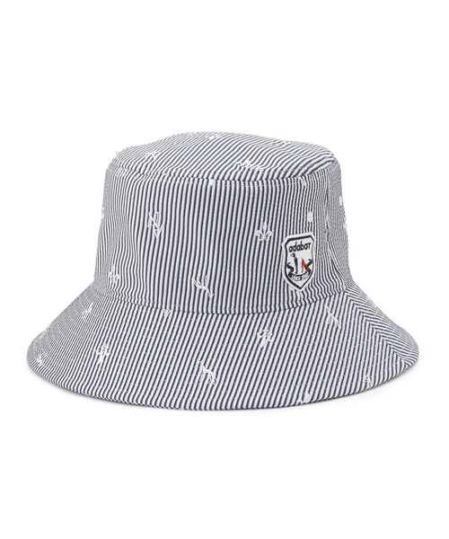 adabat(アダバット)の「【ADABAT NAVY】飛び柄刺しゅうハット(ハット・レディース・ホワイト系3/ネイビー系2・00)」の3枚目の写真