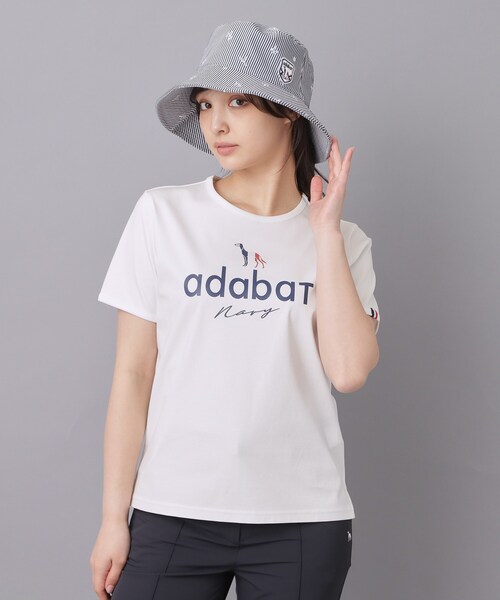 adabat(アダバット)の「【ADABAT NAVY】飛び柄刺しゅうハット(ハット・レディース・ホワイト系3/ネイビー系2・00)」の11枚目の写真