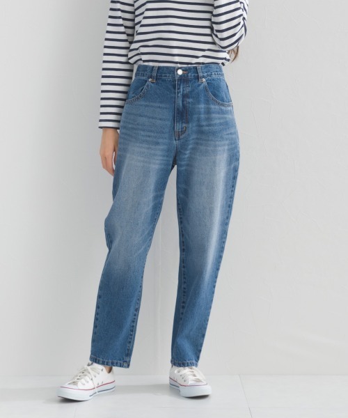 OMNES(オムネス)の「ヴィンテージライクボーイフレンドデニムパンツ(デニムパンツ・レディース・ライトブルー/ブルー/インディゴブルー・LARGE/MEDIUM)」の14枚目の写真