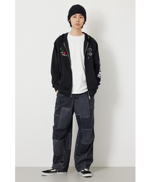 RODEO CROWNS WIDE BOWL(ロデオクラウンズワイドボウル)の「(Ed Hardy)ZIPパーカー(パーカー・レディース・ブラック/オフホワイト/杢グレー・MEDIUM/LARGE)」の17枚目の写真