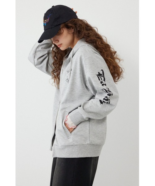 RODEO CROWNS WIDE BOWL(ロデオクラウンズワイドボウル)の「(Ed Hardy)ZIPパーカー(パーカー・レディース・ブラック/オフホワイト/杢グレー・MEDIUM/LARGE)」の20枚目の写真