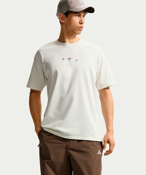 ACG(エィシージー)の「ナイキ ACG メンズ Dri-FIT Tシャツ / Nike ACG Men's Dri-FIT T-Shirt IH1325-030 Phantom(Tシャツ/カットソー・メンズ・クリーム・XL/S/2XL/M/L)」の15枚目の写真
