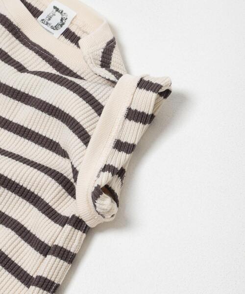 URBAN RESEARCH DOORS（アーバンリサーチドアーズ）の「『150サイズあり』変形ワッフルノースリーブプルオーバー(KIDS)（Tシャツ/カットソー・キッズ・グレー系その他/オフホワイト・120/105/135/150）」の11枚目の写真