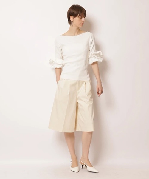 CADUNE(カデュネ)の「ボートネックバブルニット(ニット/セーター・レディース・ブラック/ライトグレー/ホワイト・38)」の17枚目の写真