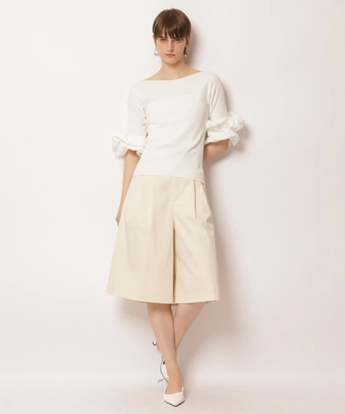 CADUNE(カデュネ)の「ボートネックバブルニット(ニット/セーター・レディース・ブラック/ライトグレー/ホワイト・38)」の18枚目の写真