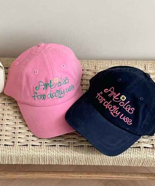 LYEON(リヨン)の「刺繍ロゴキャップ(キャップ・レディース・ネイビー/ピンク・FREE)」の8枚目の写真