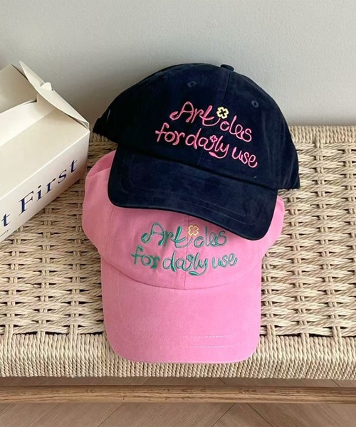 LYEON(リヨン)の「刺繍ロゴキャップ(キャップ・レディース・ネイビー/ピンク・FREE)」の11枚目の写真