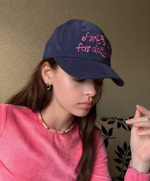 LYEON(リヨン)の「刺繍ロゴキャップ(キャップ・レディース・ネイビー/ピンク・FREE)」の13枚目の写真